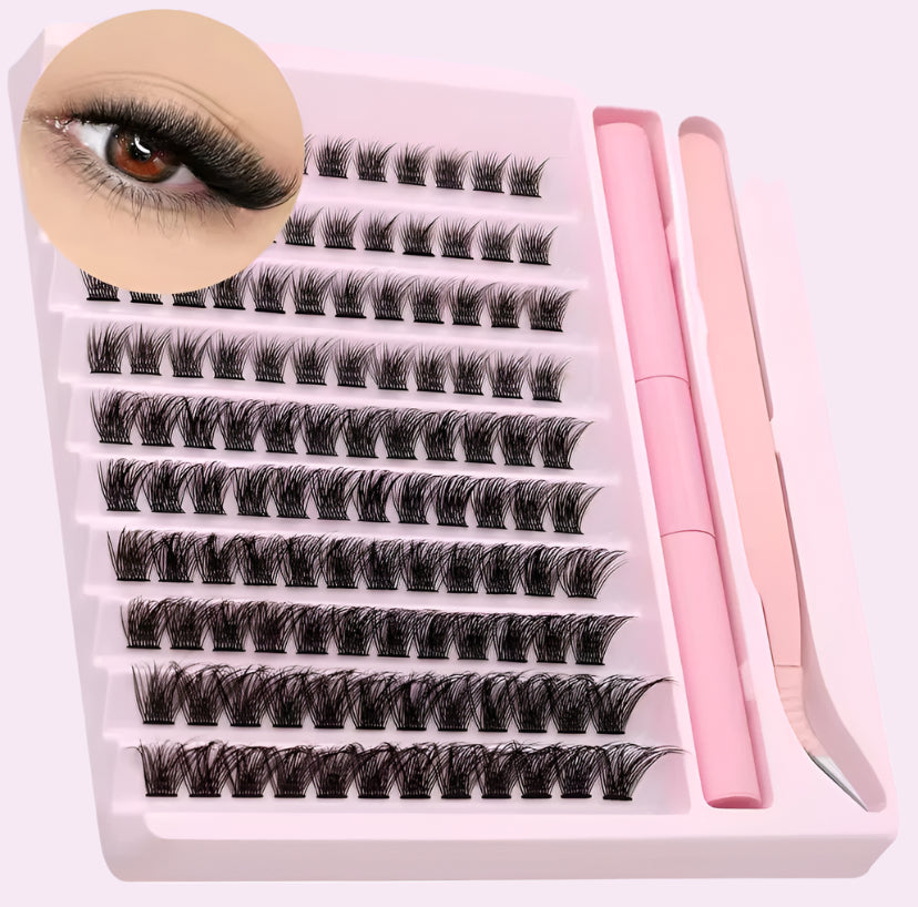 DIY Cluster False Eyelashes E08