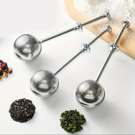 Sterling Silver Infuser for Loose Tea Round Shape